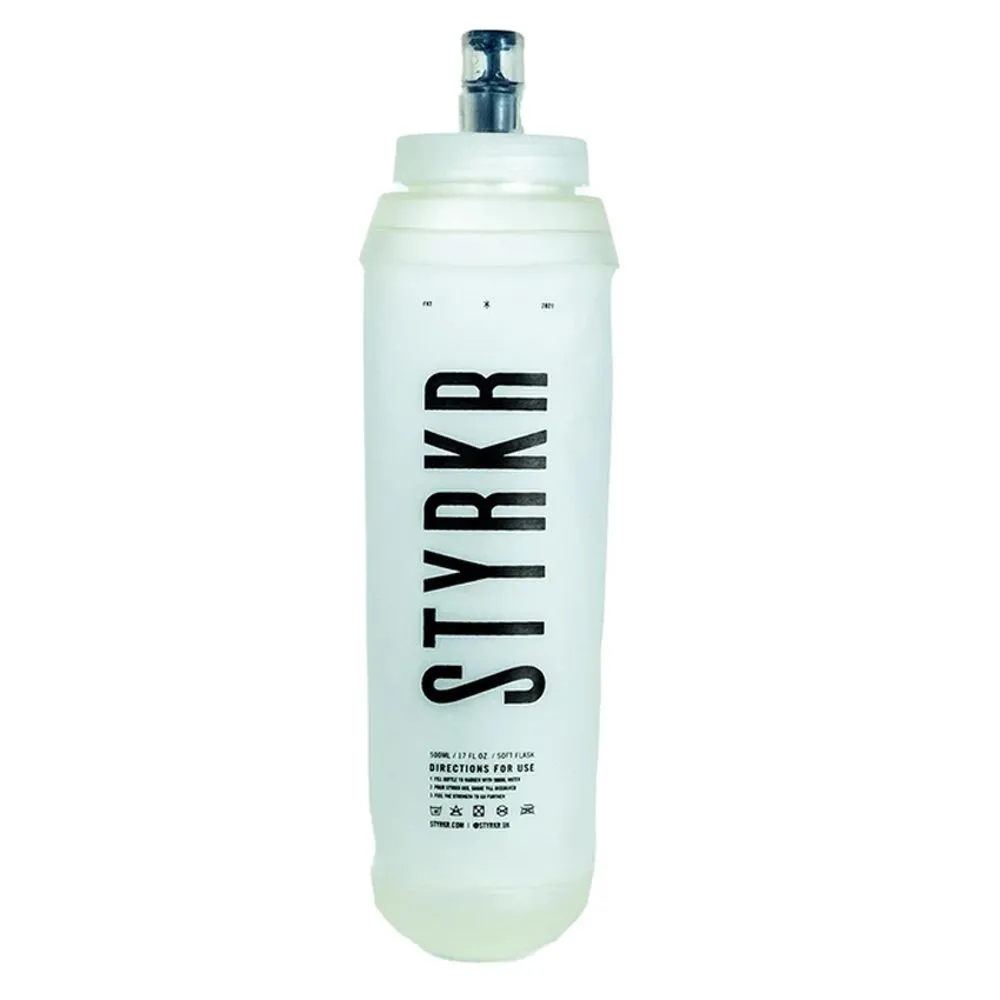 Js Cycles Styrkr STYRKR - Soft Water Bottle Running Flask 500ml X 1 | Free delivery over £50 & Cycle Scheme available.