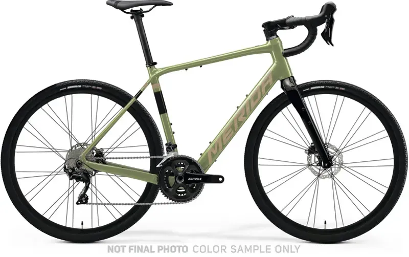 Merida eSilex 400 E-Gravel Bike In Green/Brown