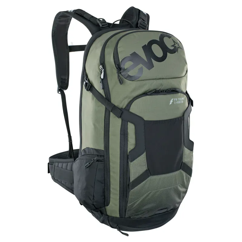 Evoc Fr Tour E-Ride Protector Backpack in Olive