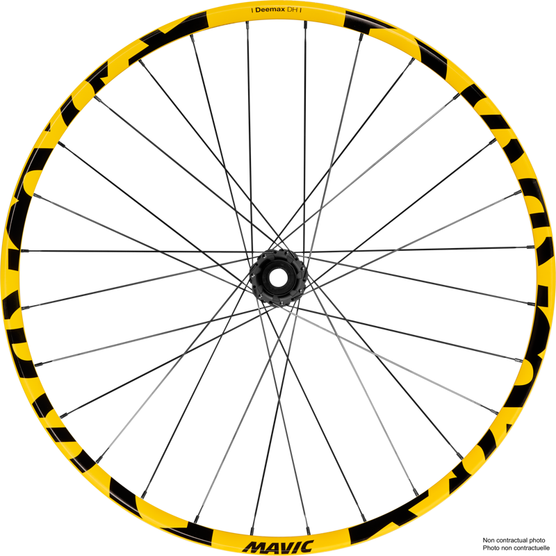 Mavic Deemax DH Yellow 29-inch 20x110mm Boost Front Wheel in Yellow