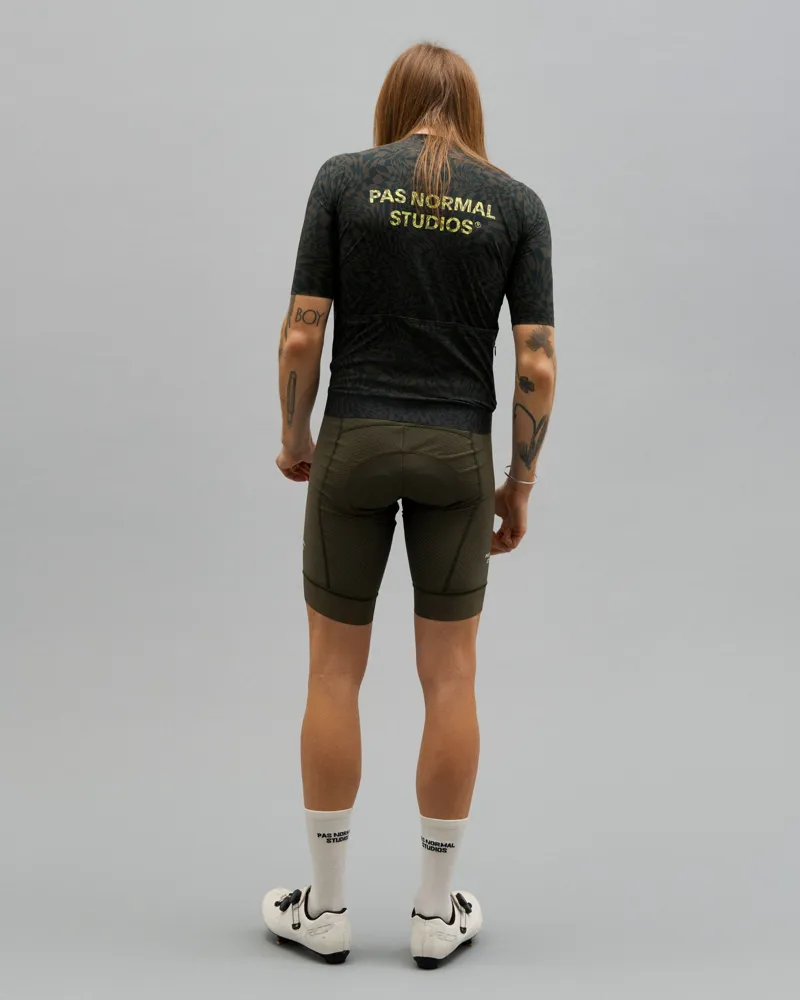 Pas Normal Studios Men's Essential Jersey  Check Olive Green-2