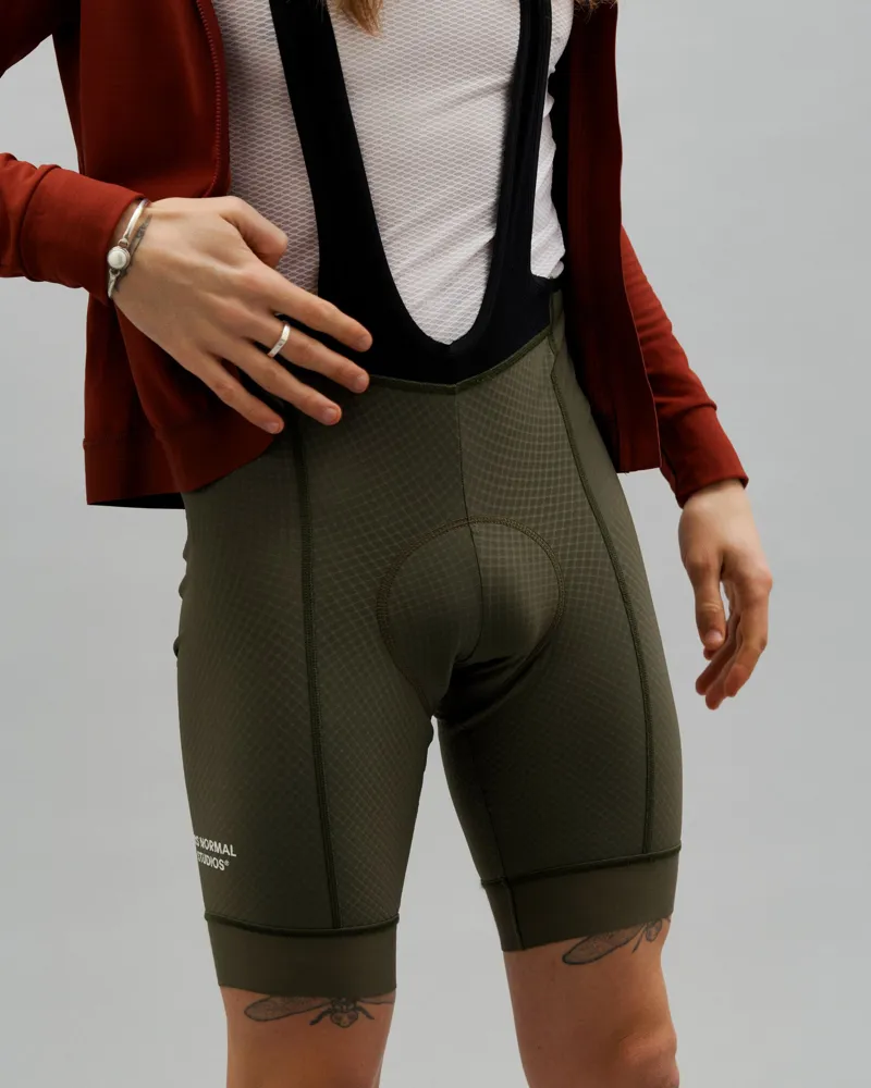 Pas Normal Studios Men's Essential Bibs - Olive Green-3