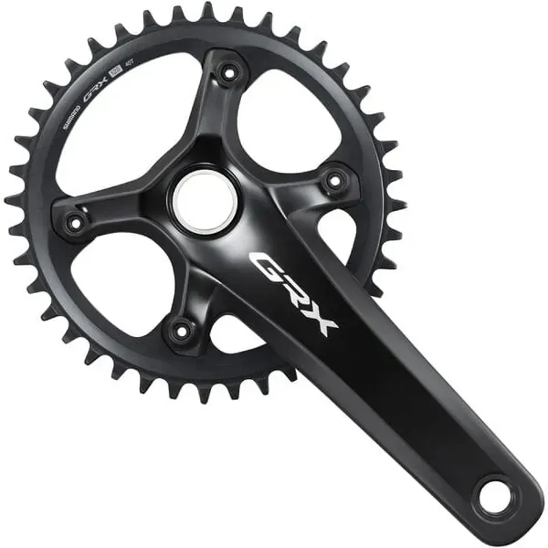 Shimano GRX RX820 40-42-tooth Single 12-speed Crankset in Black-4