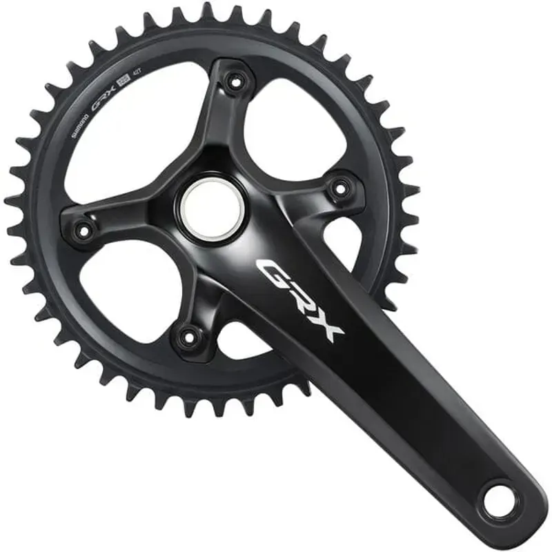 Shimano GRX RX820 40-42-tooth Single 12-speed Crankset in Black-5
