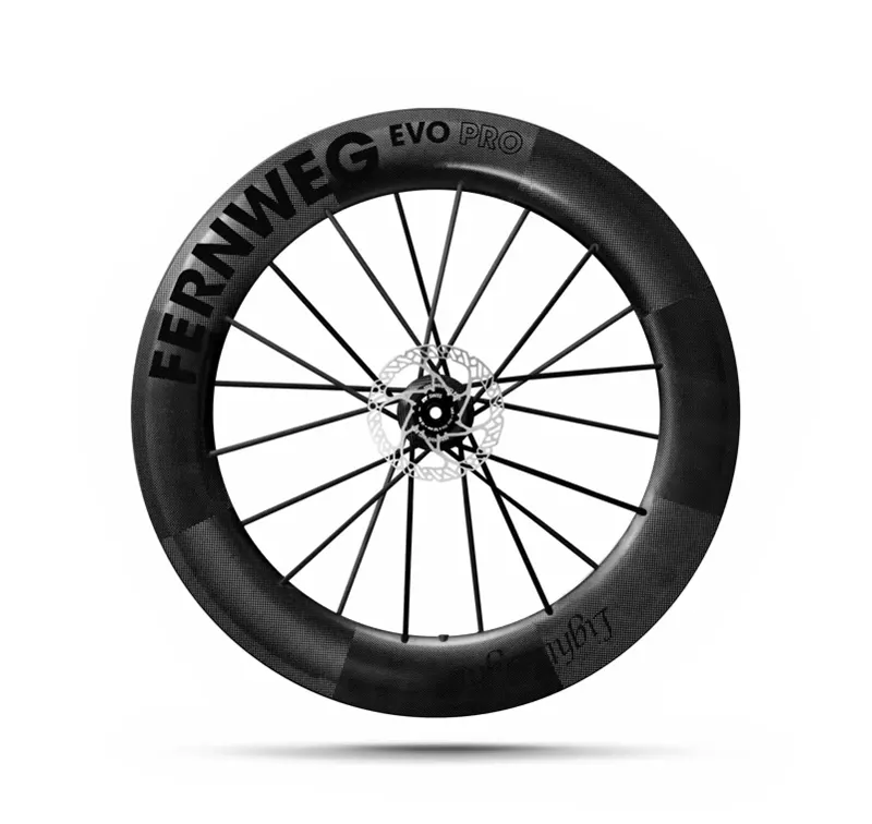 Lightweight Fernweg 85 SE Evo Pro Disc Brake Carbon Road Wheelset -4
