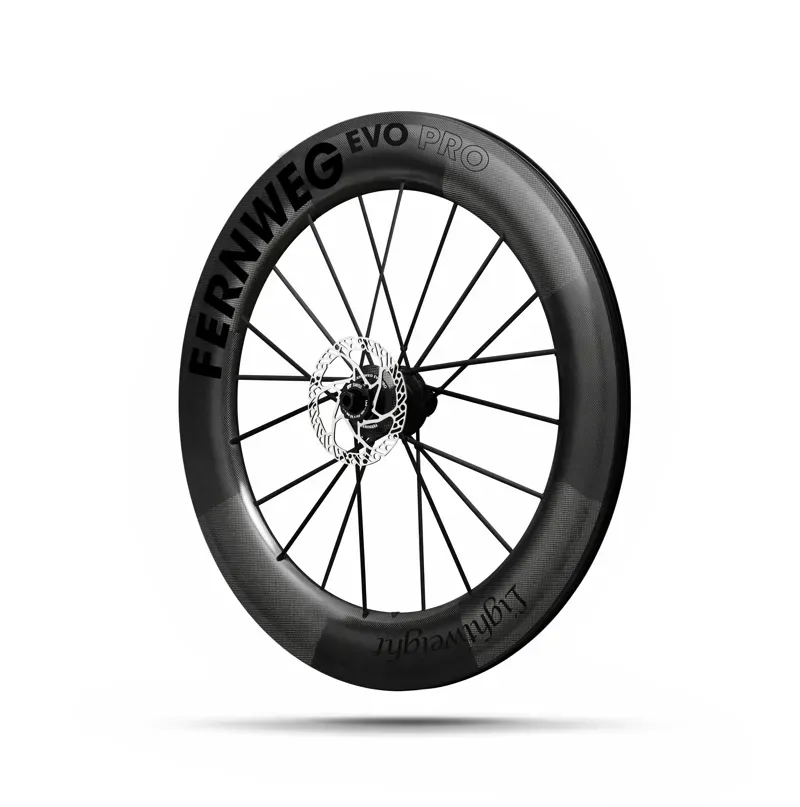 Lightweight Fernweg 85 SE Evo Pro Disc Brake Carbon Road Wheelset -5