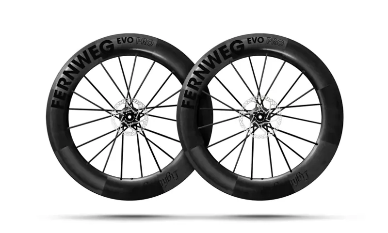 Lightweight Fernweg 85 SE Evo Pro Disc Brake Carbon Road Wheelset 