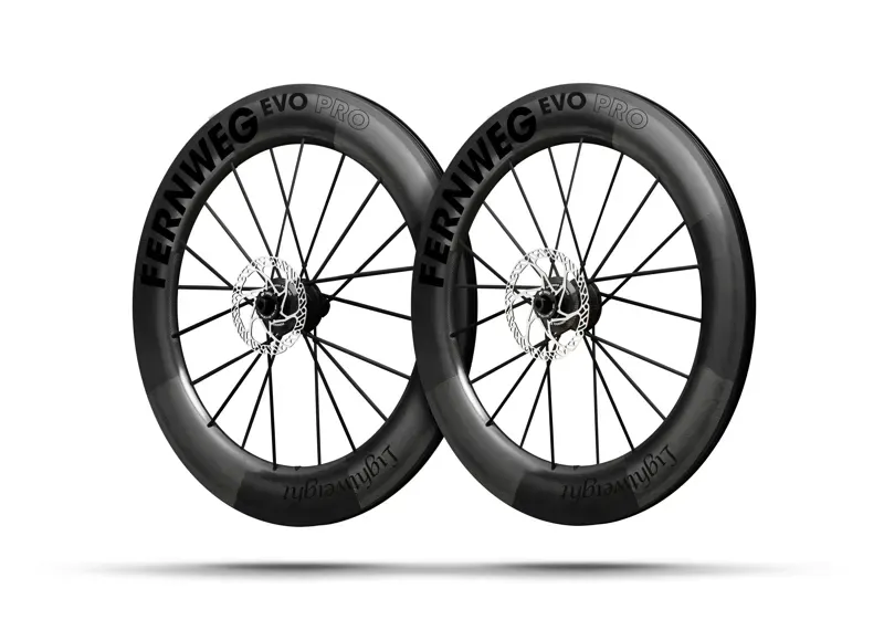 Lightweight Fernweg 85 SE Evo Pro Disc Brake Carbon Road Wheelset -1