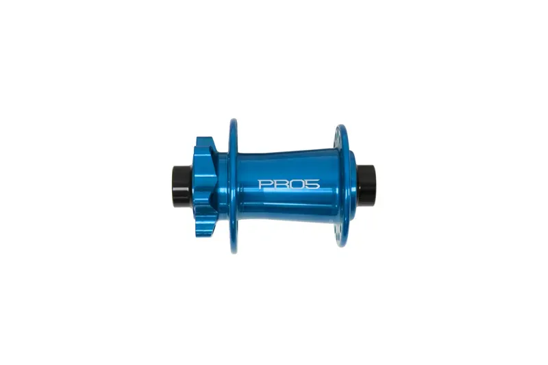 PRO 5 Front hub - 28 Spoke Hole- 100mm X 15mm- 6 bolt- Blue