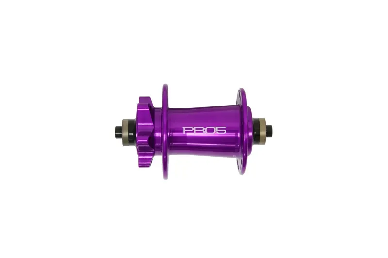 PRO 5 Front hub- 32 Spoke Hole- 100mm X Quick Release- 6 bolt- Purple