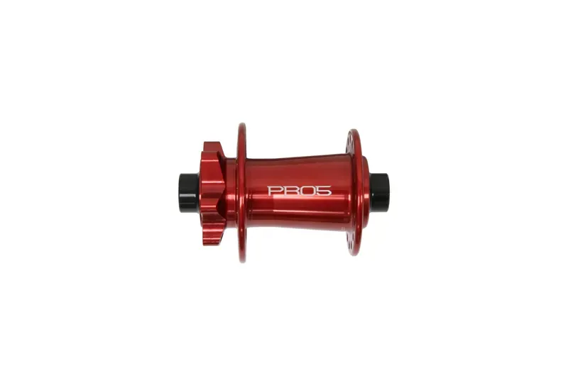 PRO 5 Front hub -32 Spoke Hole- 100mm X 12mm- 6 bolt- Red