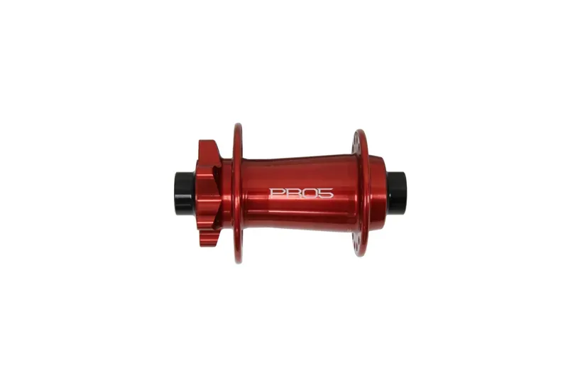 PRO 5 Front hub- 32 Spoke Hole- 110mm X 15mm- 6 bolt- Red