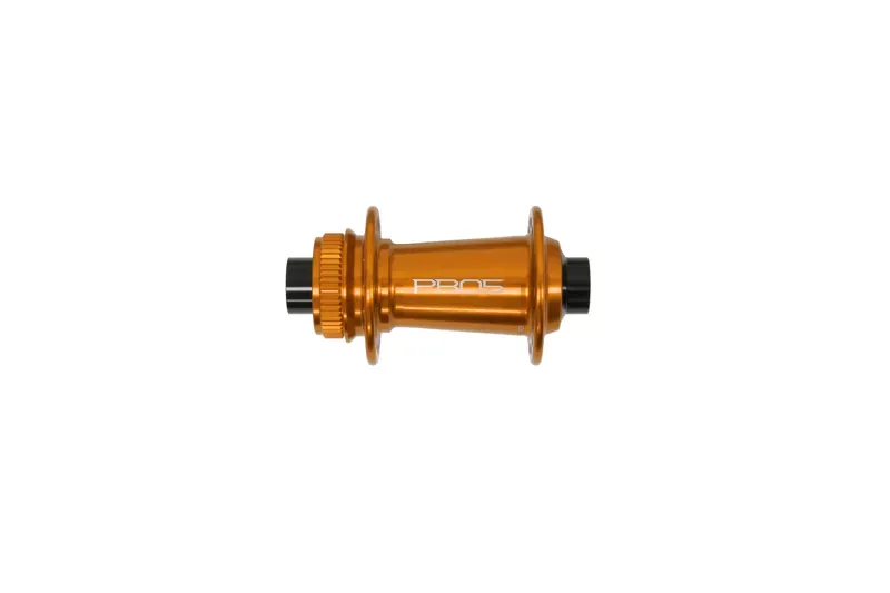 PRO 5 Centre Lock Front hub 36 Spoke Hole -100mm X 12mm Orange