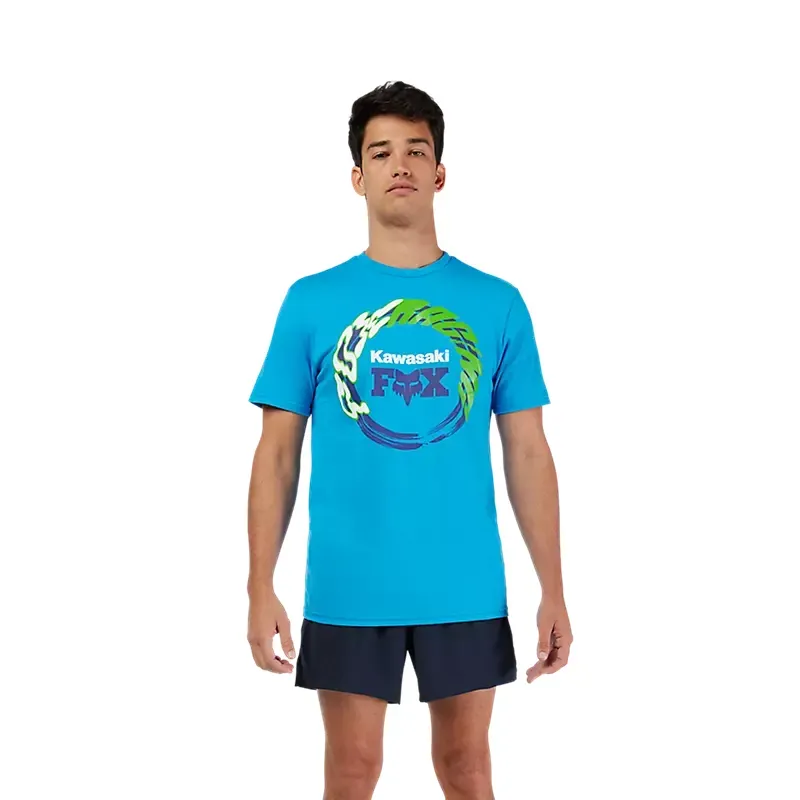 Fox Kawasaki Tee in True Blue-2