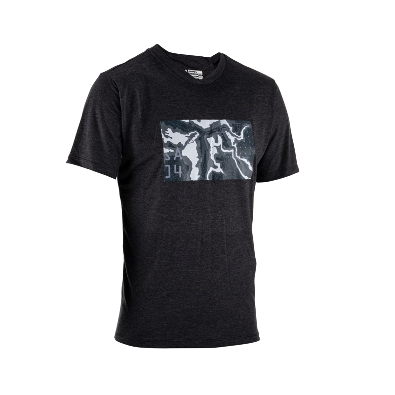 Leatt MTB Shirt Youth AllMtn 2.0 in Black