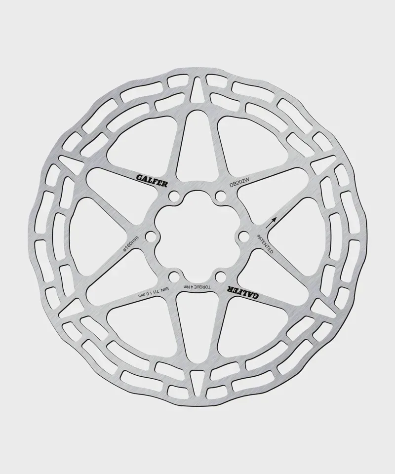 Galfer Wave 6 Bolt Trial Disc Rotor - 160 X 1. 8mm 160 x 1.80mm-1