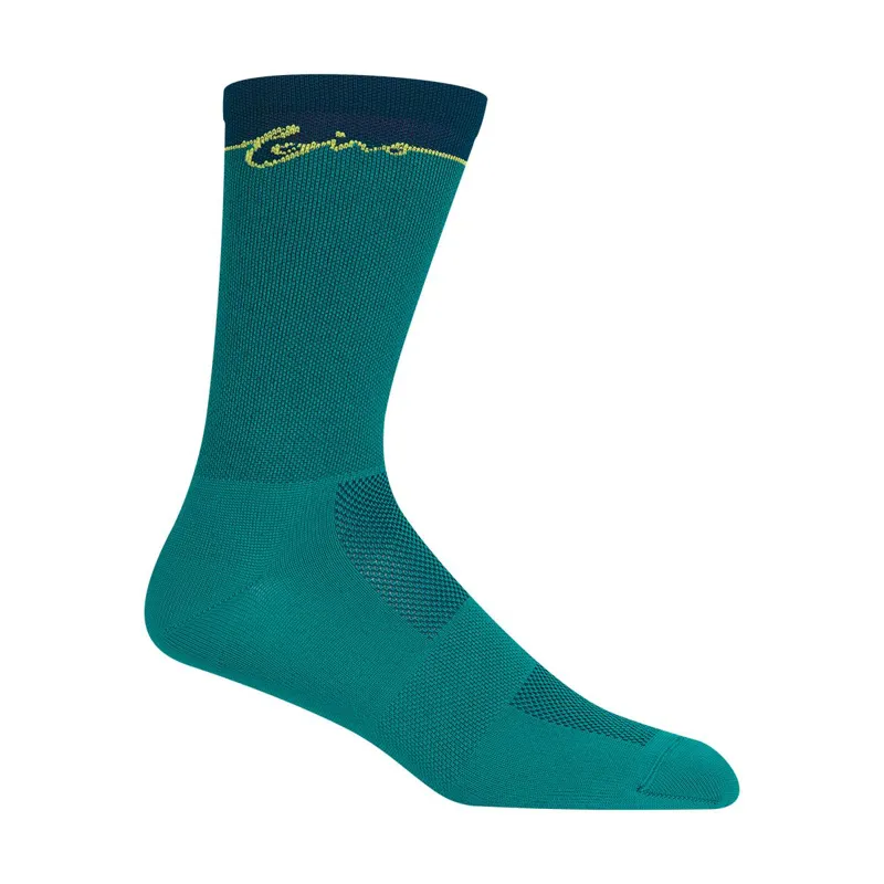 Giro Comp Racer High Rise Cycling Socks In Green