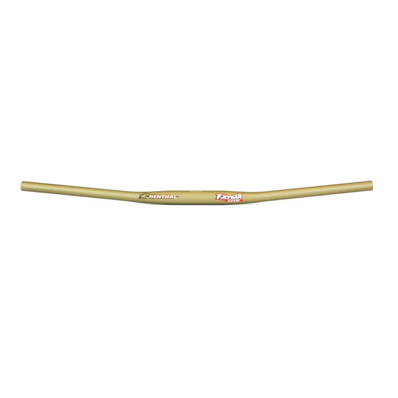 Renthal Fatbar Lite Zero Rise Handlebar in Gold