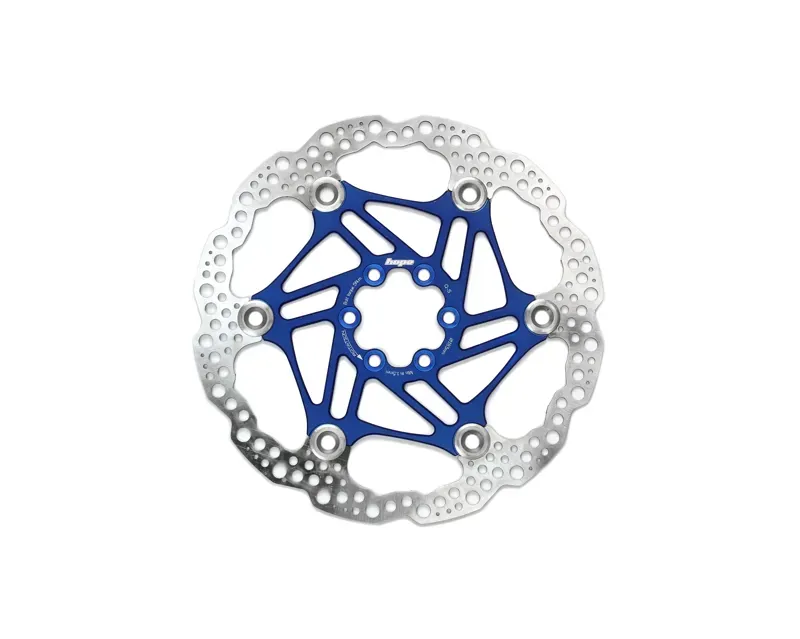Hope Floating Disc 183mm 6-Bolt Float Rotor in Blue