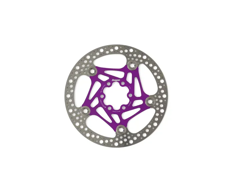 Hope Road 160mm 6 Bolt Floating Disc Brake in Purple
