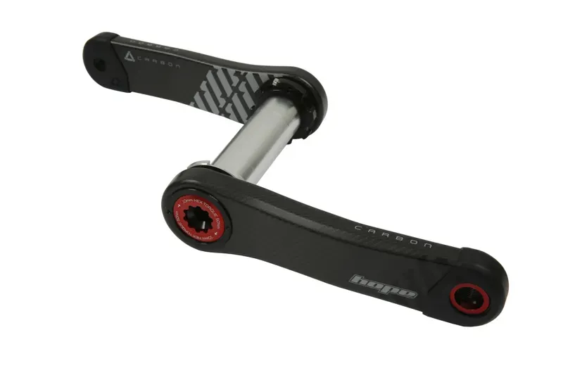 Carbon Crankset No Spider - red 