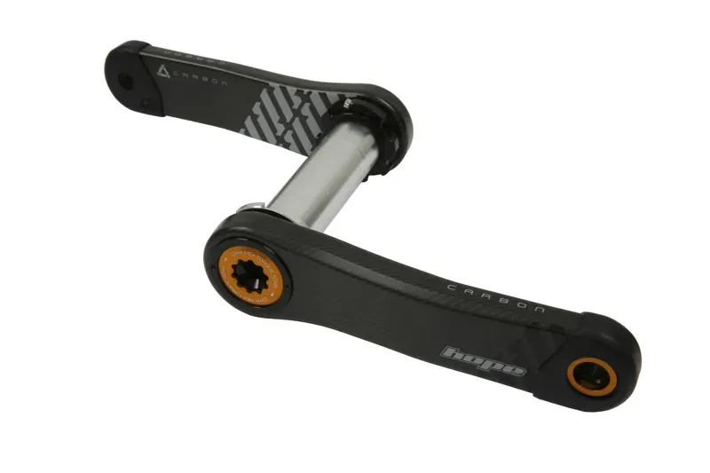 Carbon Crankset No Spider - orange