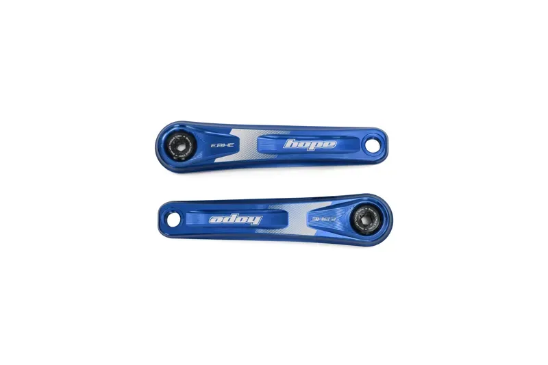 Hope E-Bike 165mm Narrow Crankset in Blue