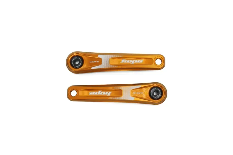 Hope E-Bike 165mm Narrow Crankset in Orange