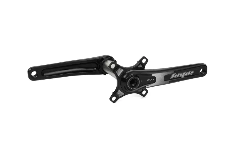 Hope EVO Crankset with Single Spider in Black