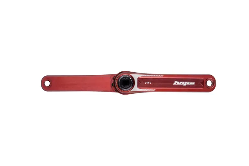 Hope RX 172.5mm Crankset in Red