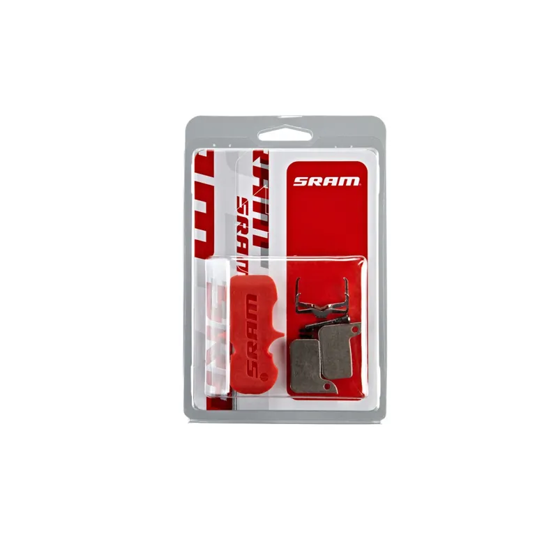 SRAM Disc Brake Pads - Asymmetric Sintered/Steel Monoblock  SRAM Hydraulic Road Disc