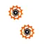 Hope 12 Tooth Jockey Wheel Pair in Orange