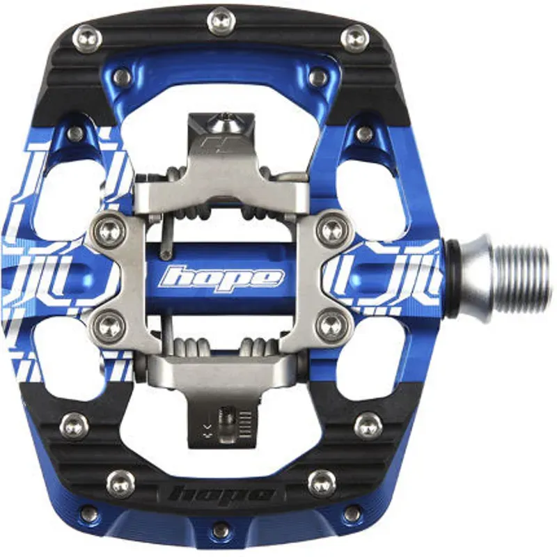 Hope Union Clip Pedals - Blue