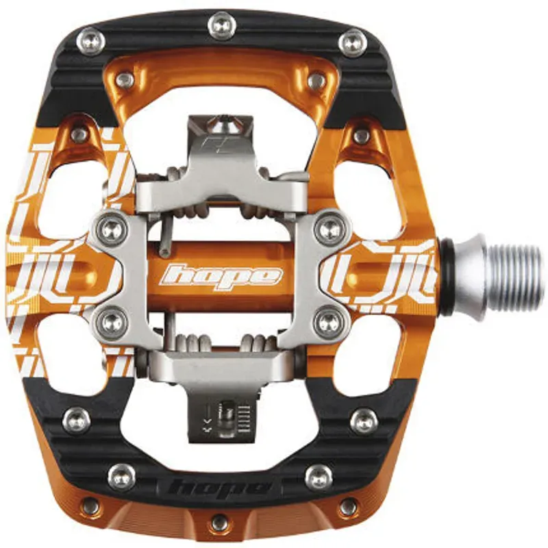 Hope Union Clip Pedals - Orange