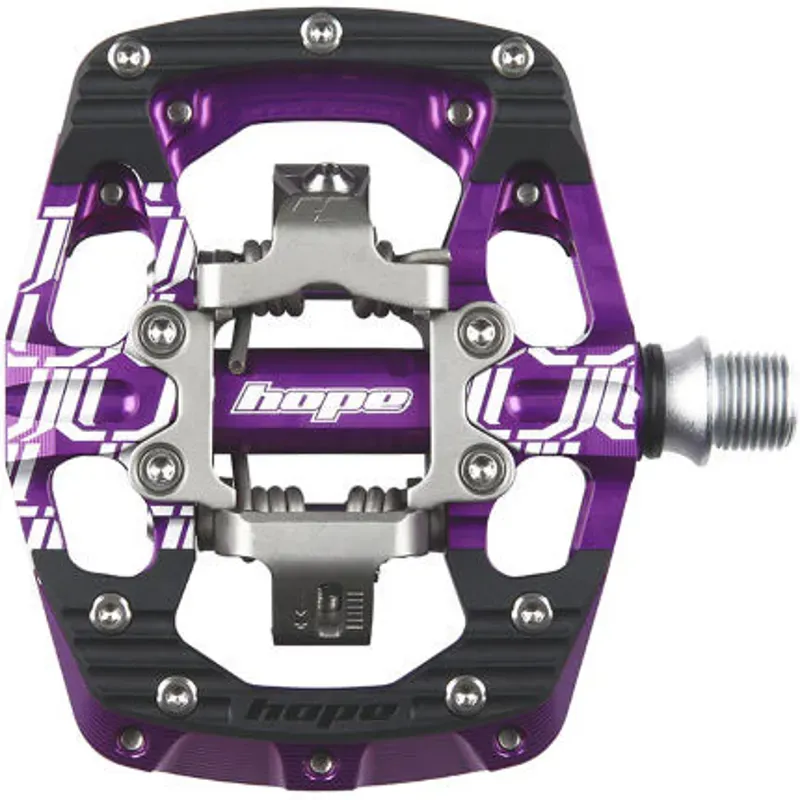 Hope Union Clip Pedals - Purple