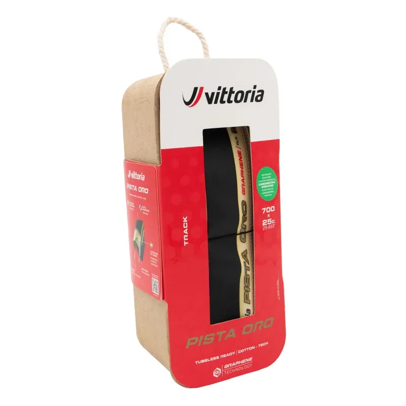 Vittoria Pista Oro TPU TLR Tyre in Black-3