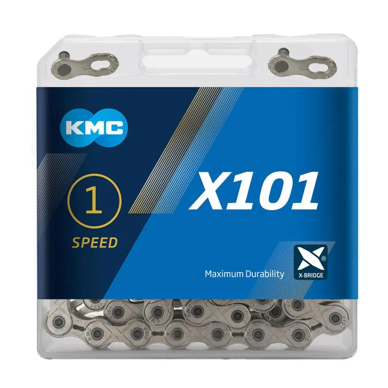 KMC X101 Track 112l Chain in Silver