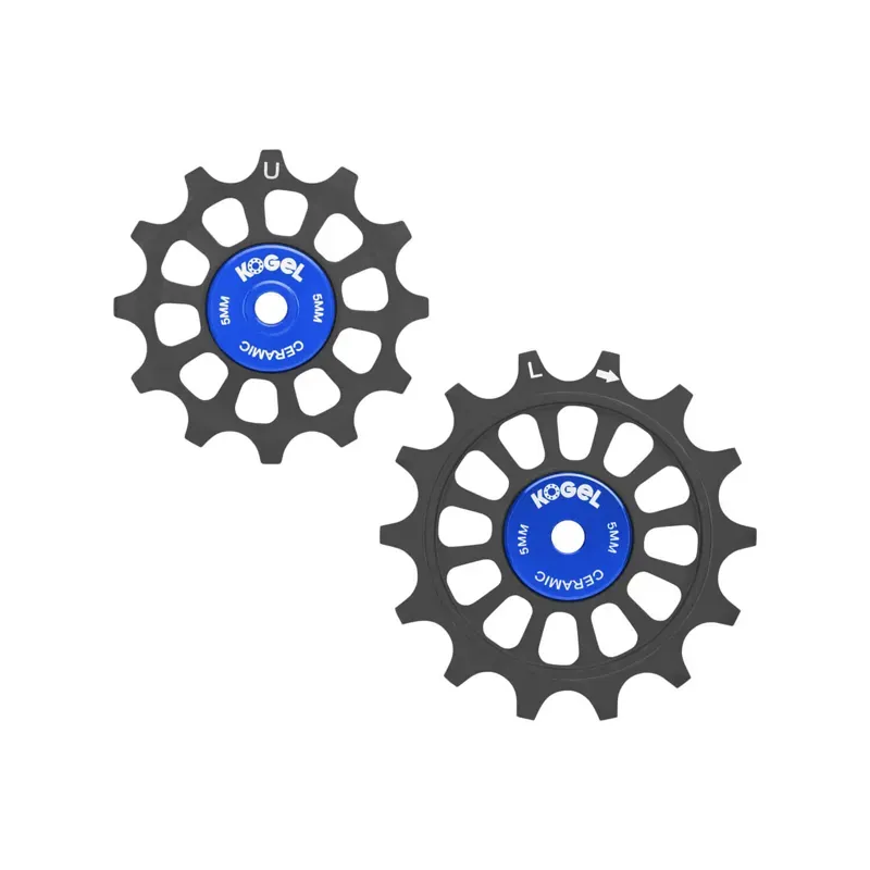 Kogel Bearings Gen 2 Oversized 12/12-tooth Cross Pulley Set in Blue/Black-3