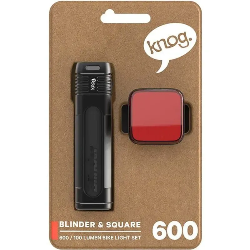 KNOG Light Set Blinder Pro 600 + Blinder 100 Front / Rear twin pack-3
