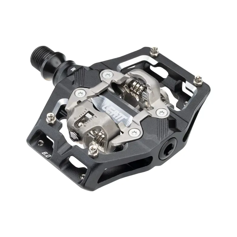 Leatt All Mountain 6.0 Pedals 2025: BLACK 95x70mm