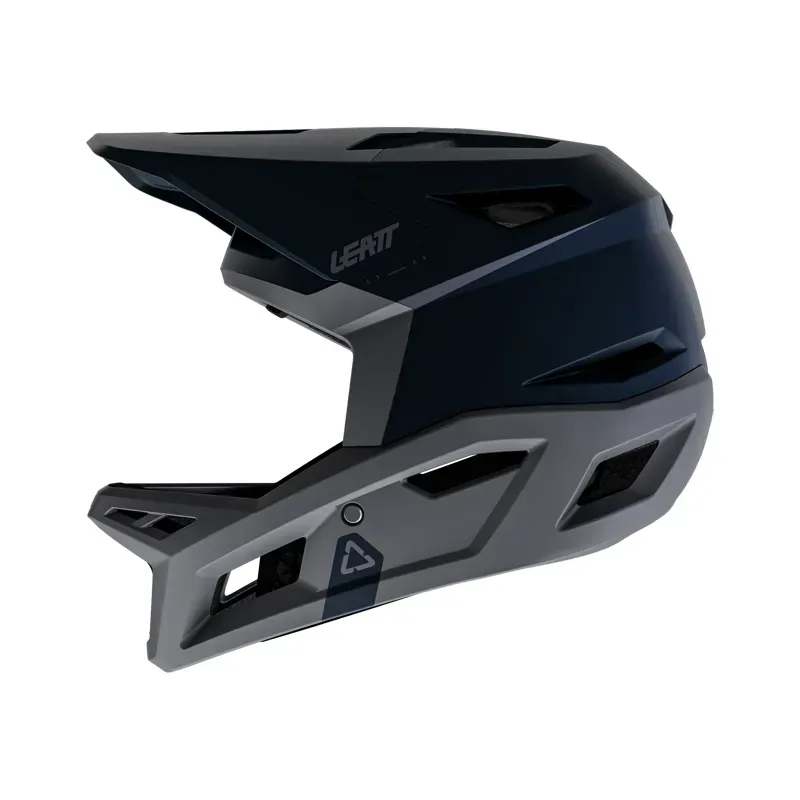 Leatt Gravity 4.0 MTB Helmet in Stealth Black/Grey-2