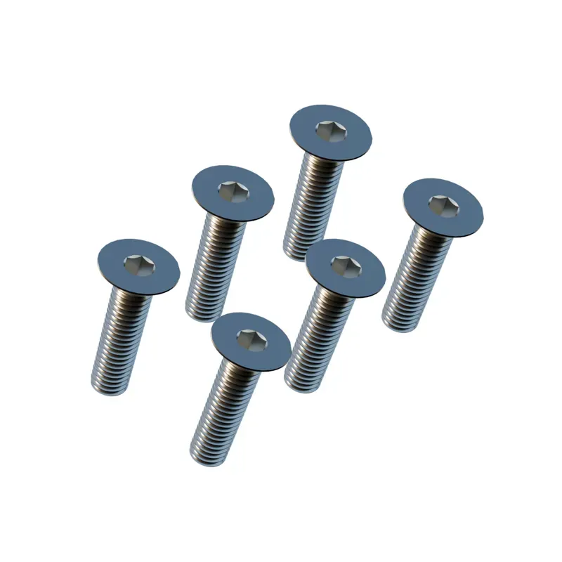 Leatt 6pcs Gravity Stems Bolt Kit 2025: TITANIUM uni