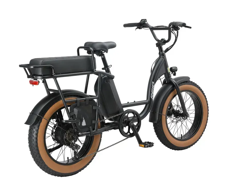 Reid Let's Moto USA 500W Fat Tyre Commuter eBike 20-inch in Black-2