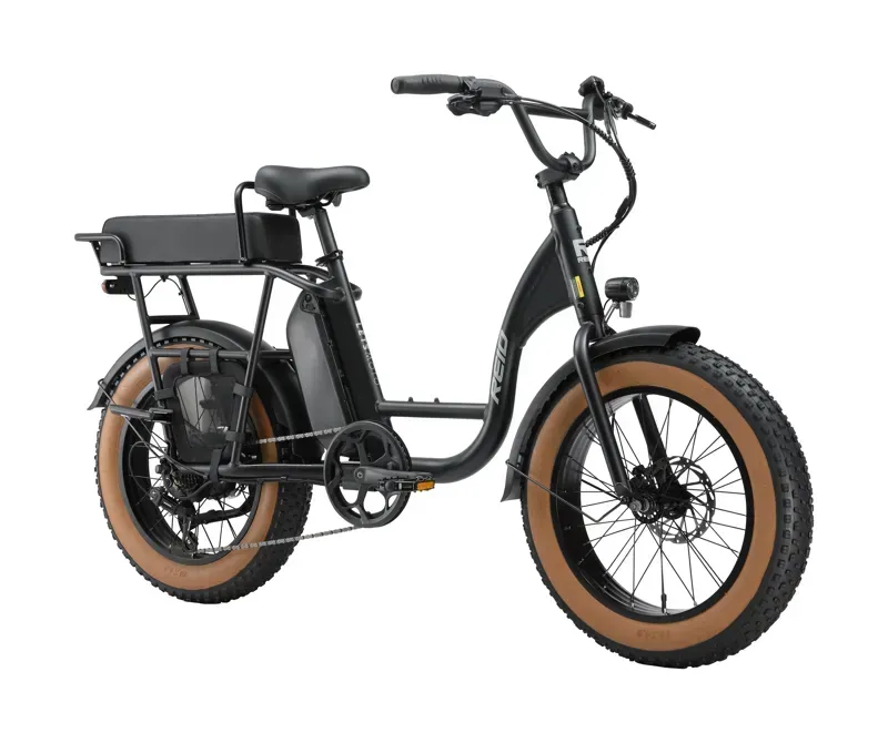 Reid Let's Moto USA 500W Fat Tyre Commuter eBike 20-inch in Black-1