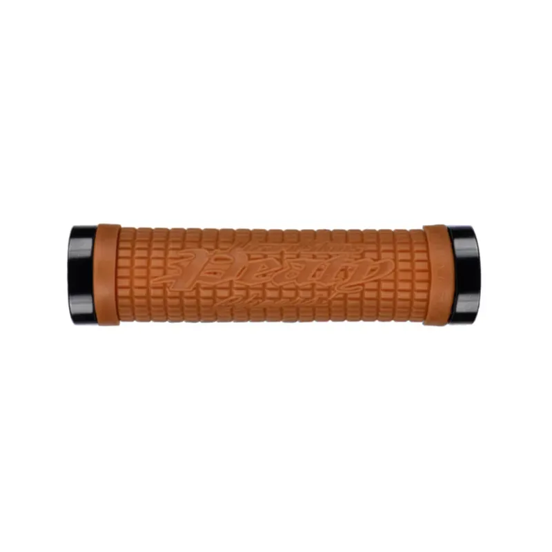 Lizard Skins Peaty Lock-On Grips in Brown