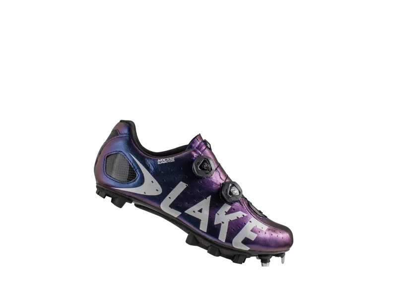 Lake MX332 Supercross Wide Fit Shoe in Purple