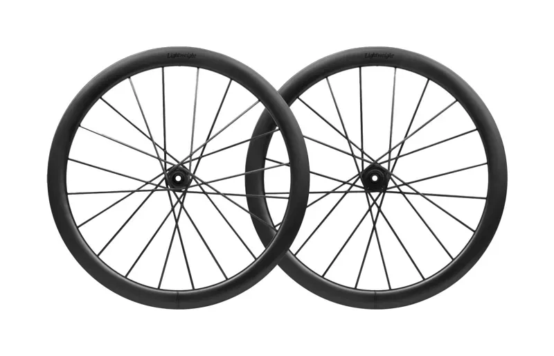 Lightweight Meilenstein ART Evo Disc Brake Road Wheelset - Schwartz 
