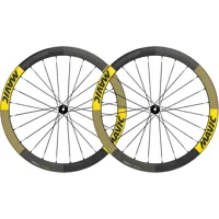 Js Cycles Mavic Cosmic SL 45 Team Edition Carbon Wheelset - Disc - Shimano Yellow  - one size | Free delivery over £50, Price Match & Cycle to Work.