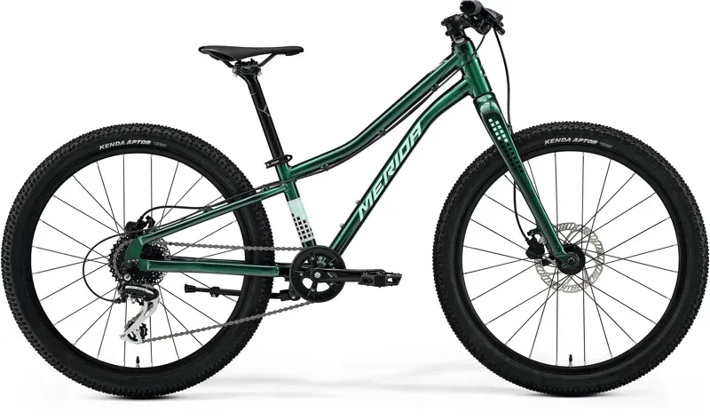 Merida Matts J.24+ Kids Bike In Green/Turquoise/Black