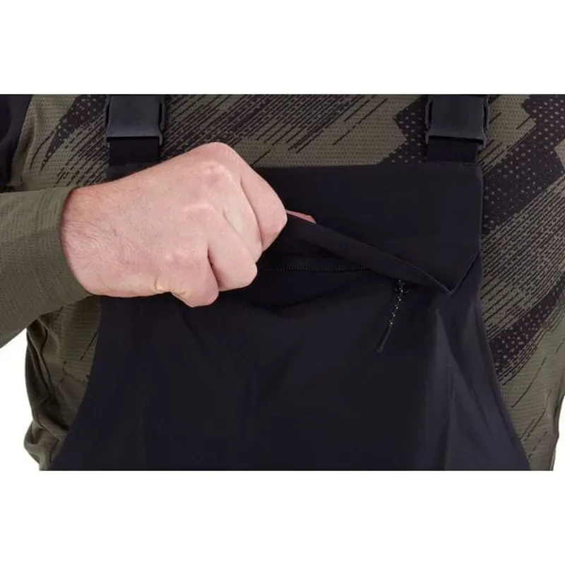 TROUSER DTE 3L Wproof Bib BK XL Black x-large - regular leg-2